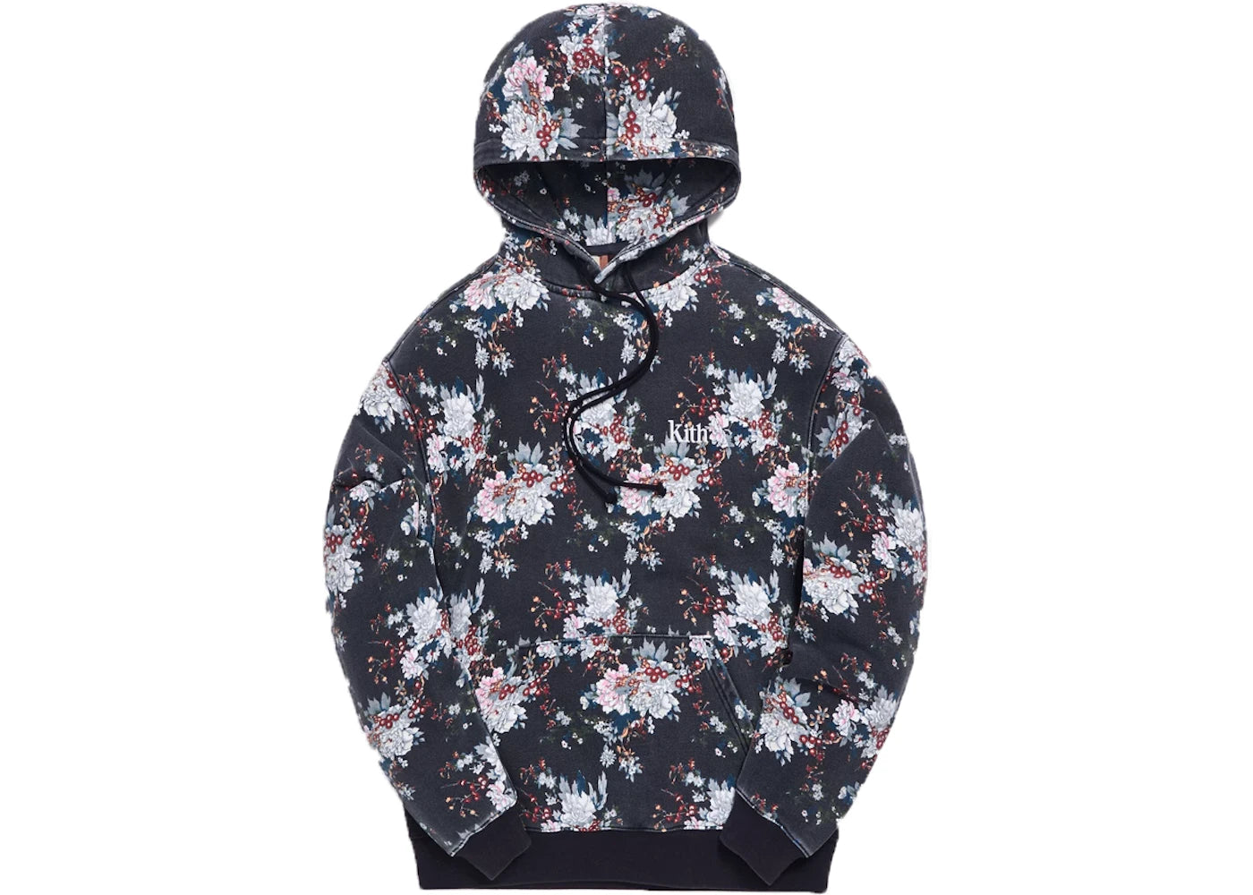 Kith Floral Williams III Hoodie Navy/Multi