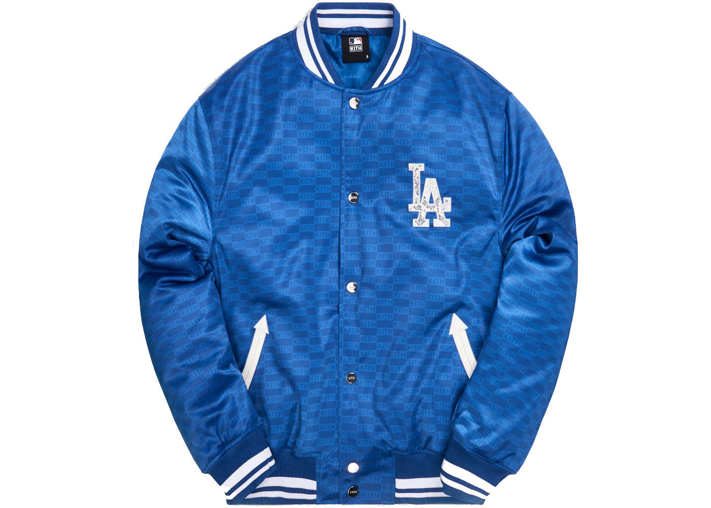 Kith For Major League Baseball Los Angeles Dodgers Bomber Royal Blue