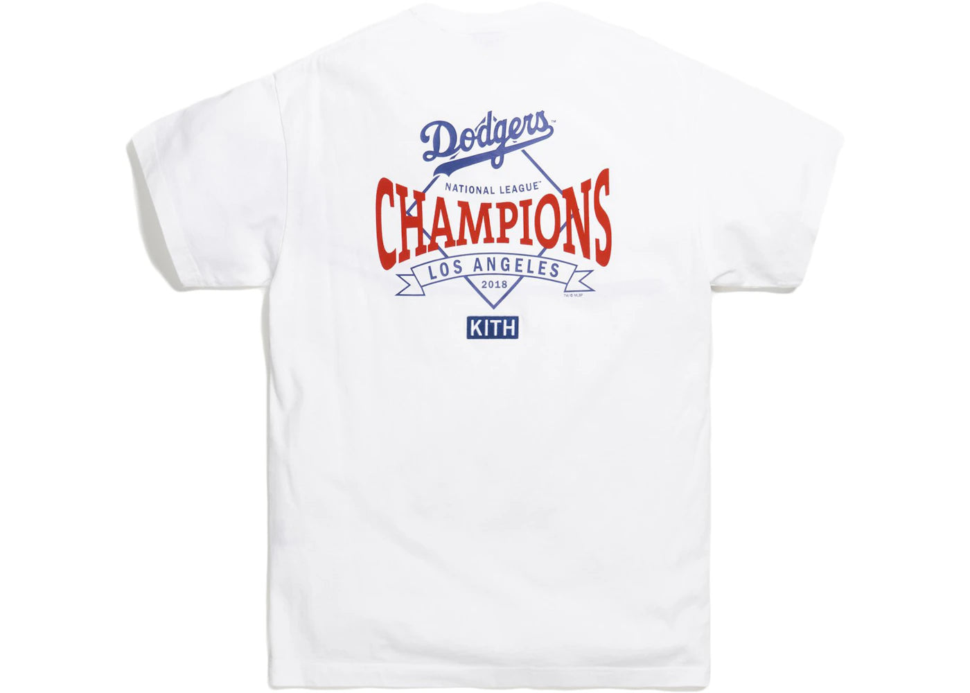 Kith For Major League Baseball Los Angeles Dodgers Homerun Tee White