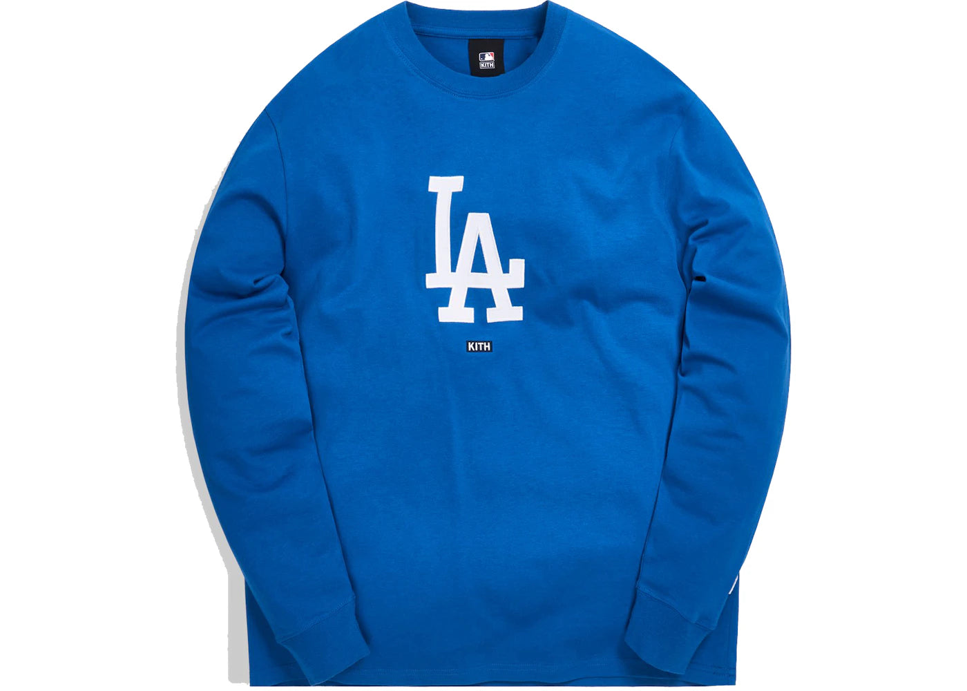 Kith For Major League Baseball Los Angeles Dodgers L/S Tee Royal Blue