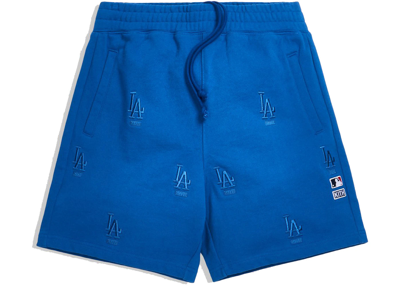 Kith For Major League Baseball Los Angeles Dodgers Monogram Short Royal
