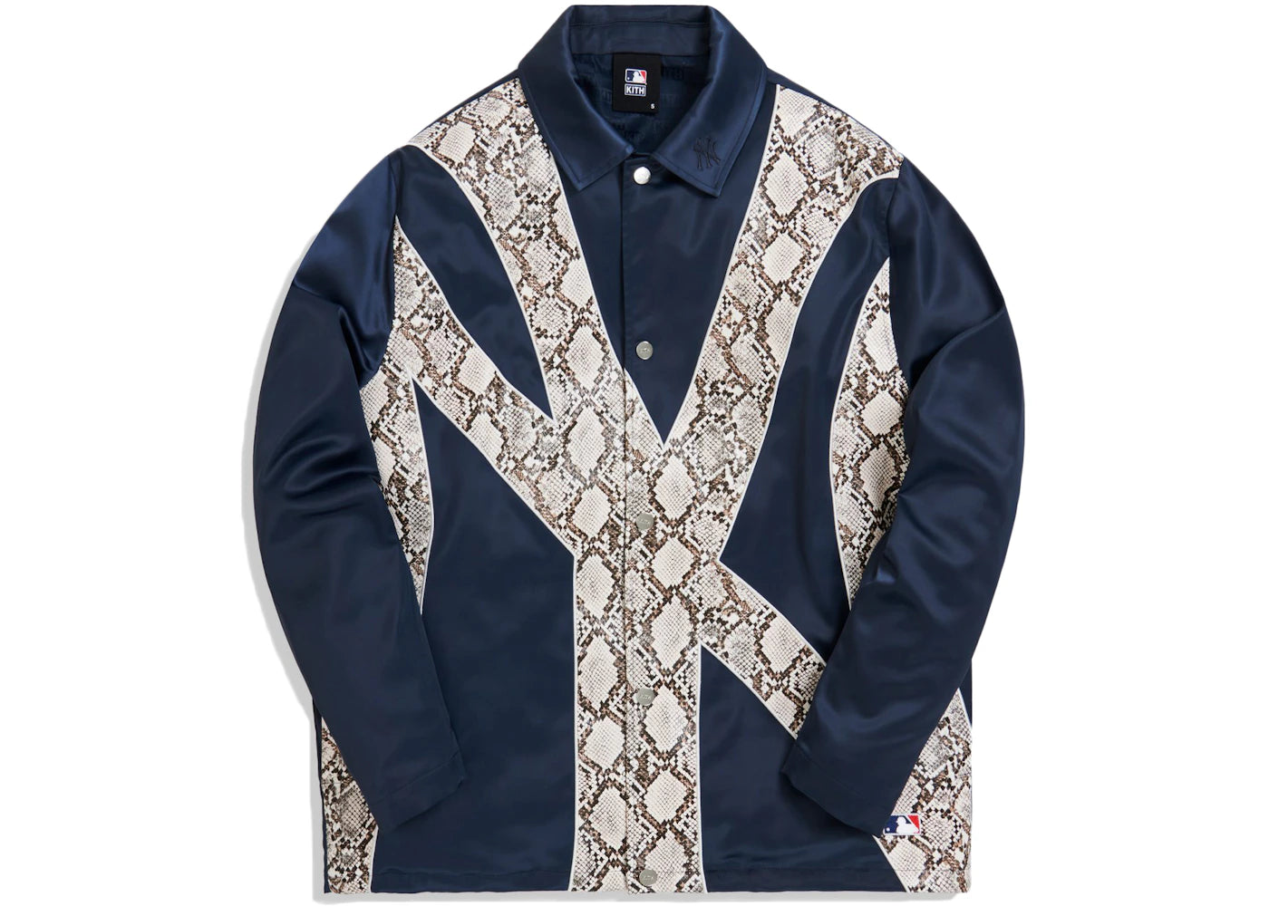 Kith For Major League Baseball New York Yankees Coaches Jacket Navy