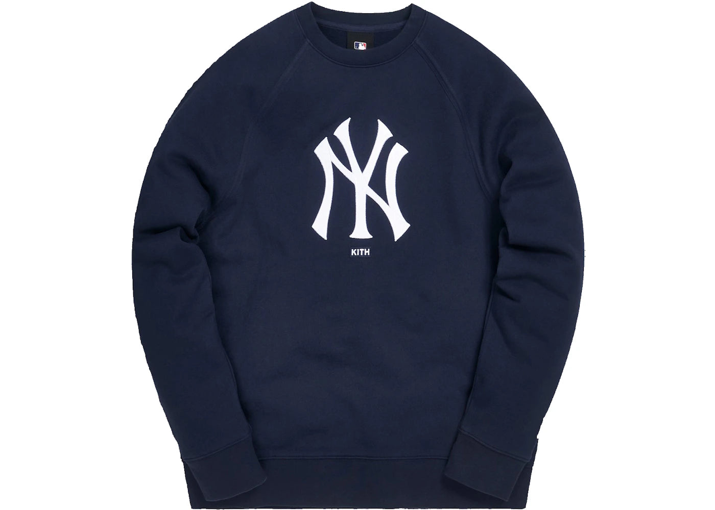 Kith For Major League Baseball New York Yankees Crewneck Navy/White