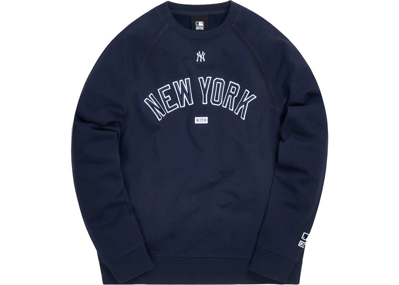 Kith For Major League Baseball New York Yankees Crewneck Navy