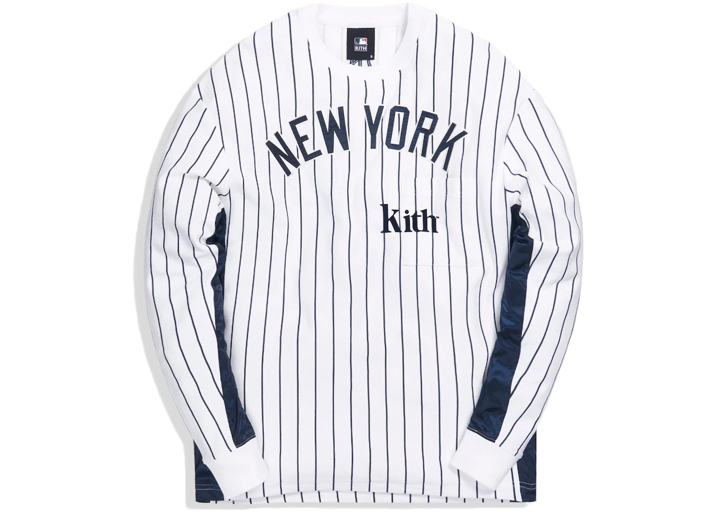 Kith For Major League Baseball New York Yankees L/S Combo Quinn White Pinstripe