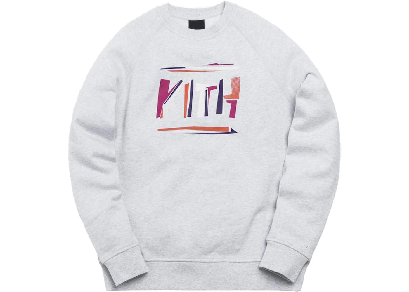 Kith Fractured Crewneck Light Heather Grey