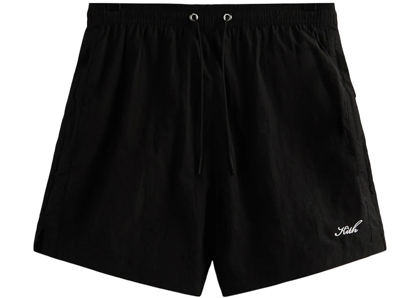 Kith Garment Washed Nylon Active Swim Short Black