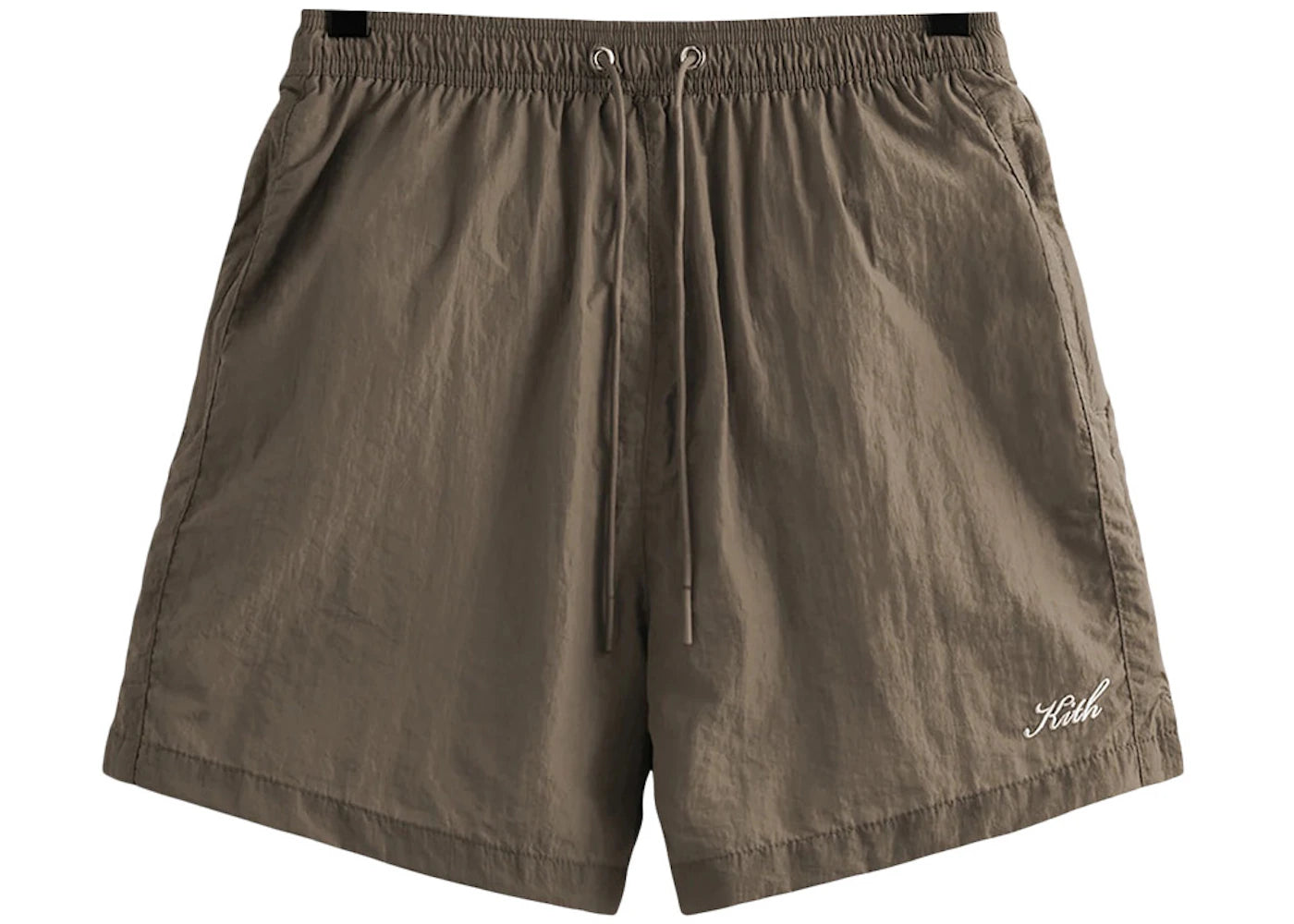 Kith Garment Washed Nylon Active Swim Short Canvas