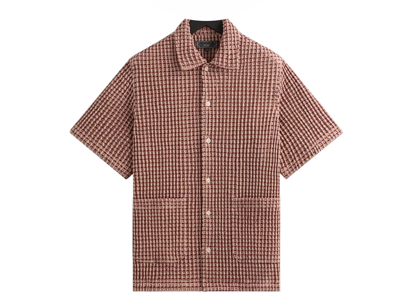 Kith Geometric Diamond Short Sleeve Boxy Collared Overshirt Bitters