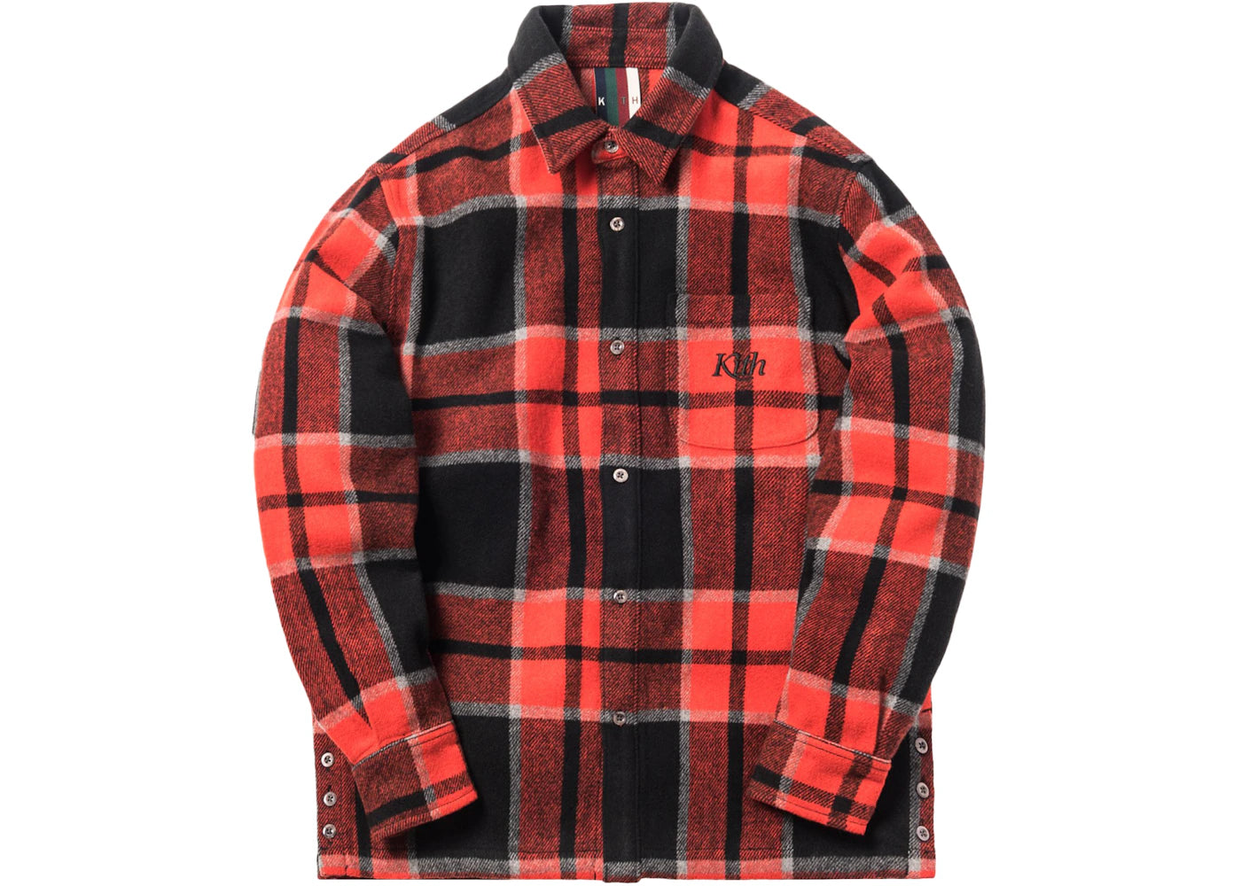 Kith Ginza Heavy Weight Flannel Black Plaid