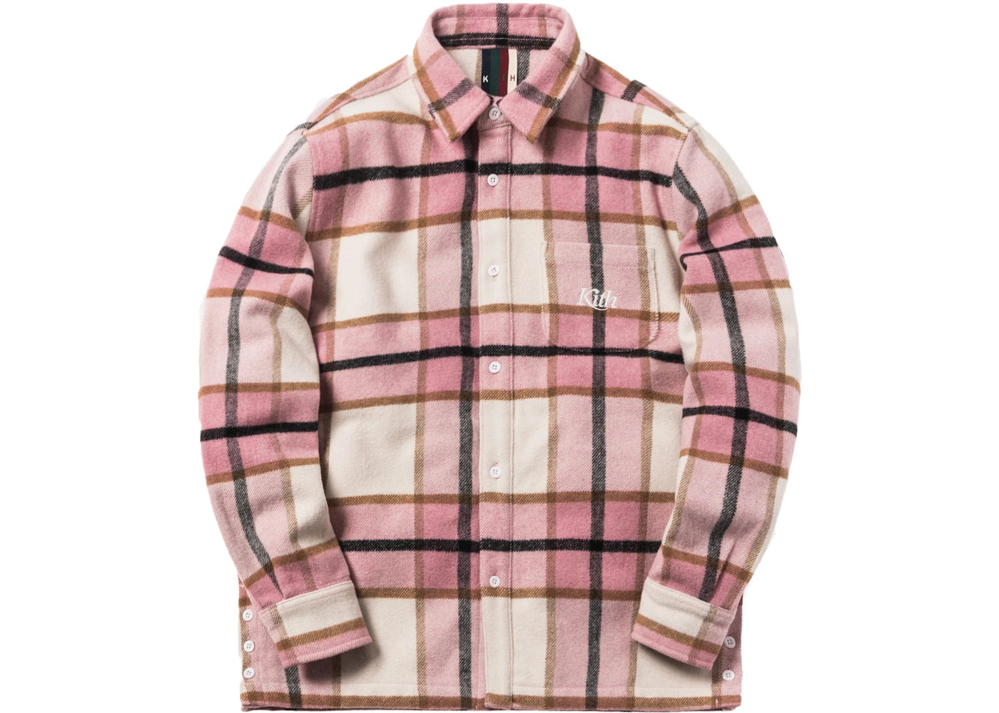 Kith Ginza Heavy Weight Flannel Pink Plaid