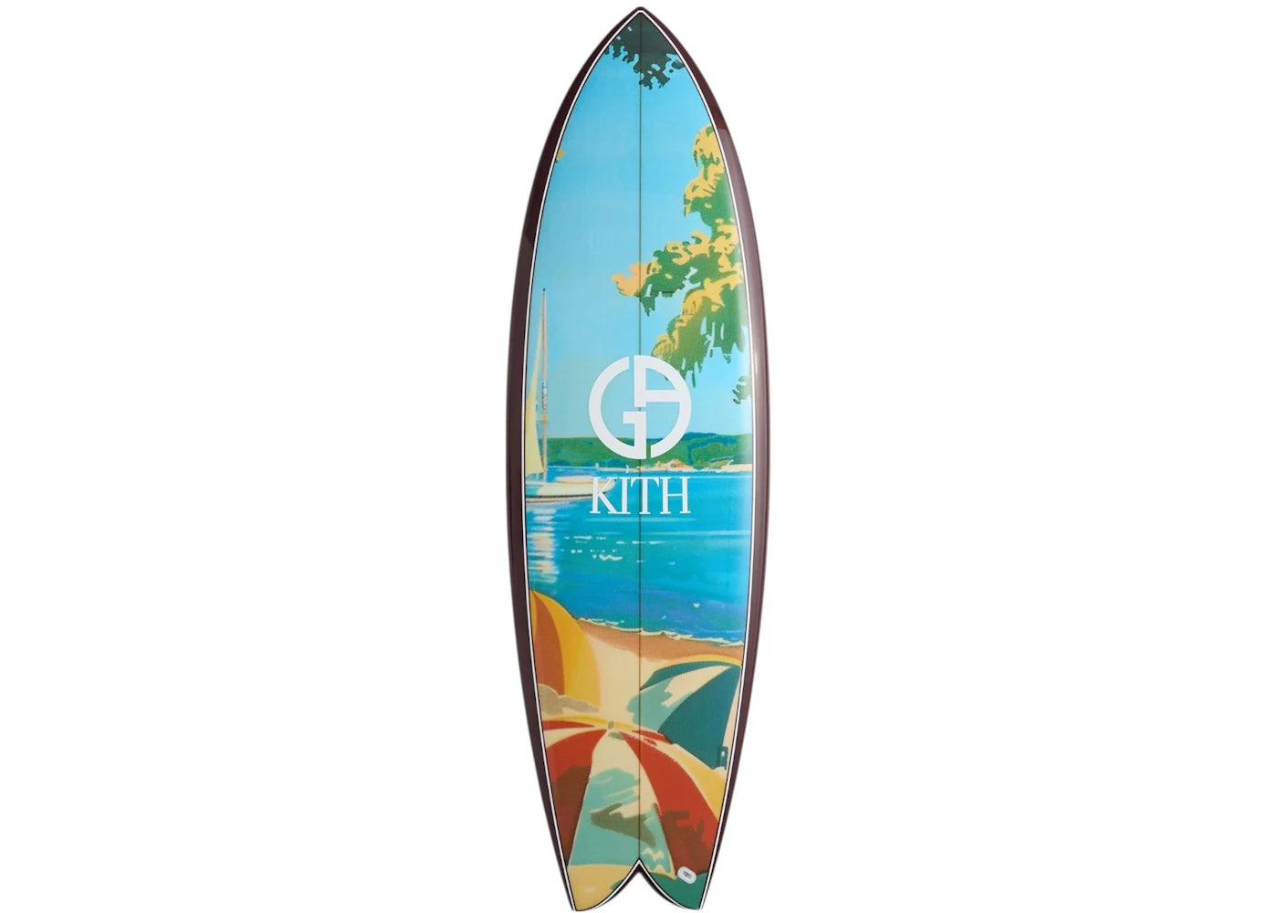 Kith Giorgio Armani The Hamptons Surfboard Multicolor