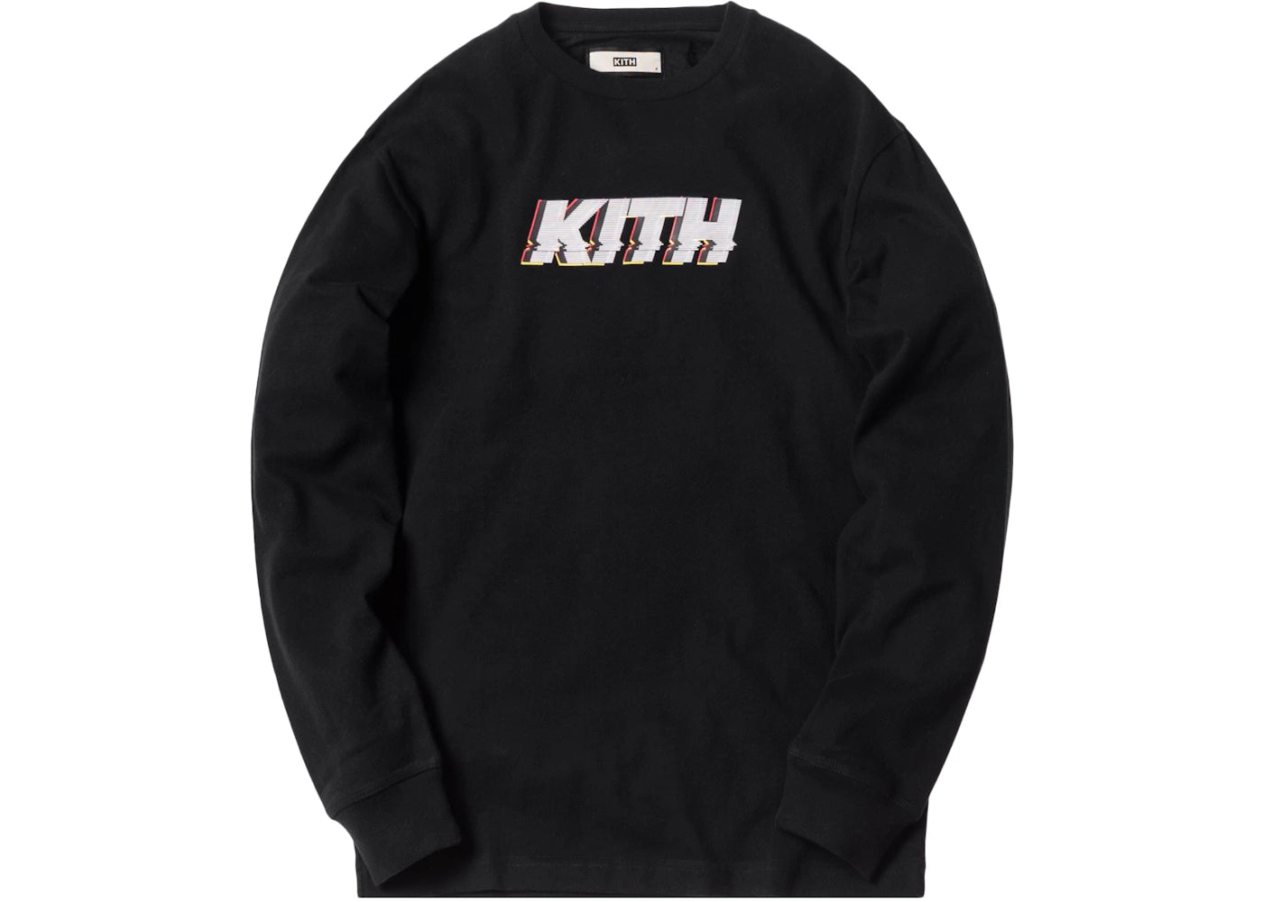 Kith Glitch LS Tee Black