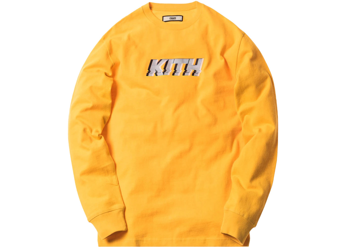 Kith Glitch LS Tee Gold