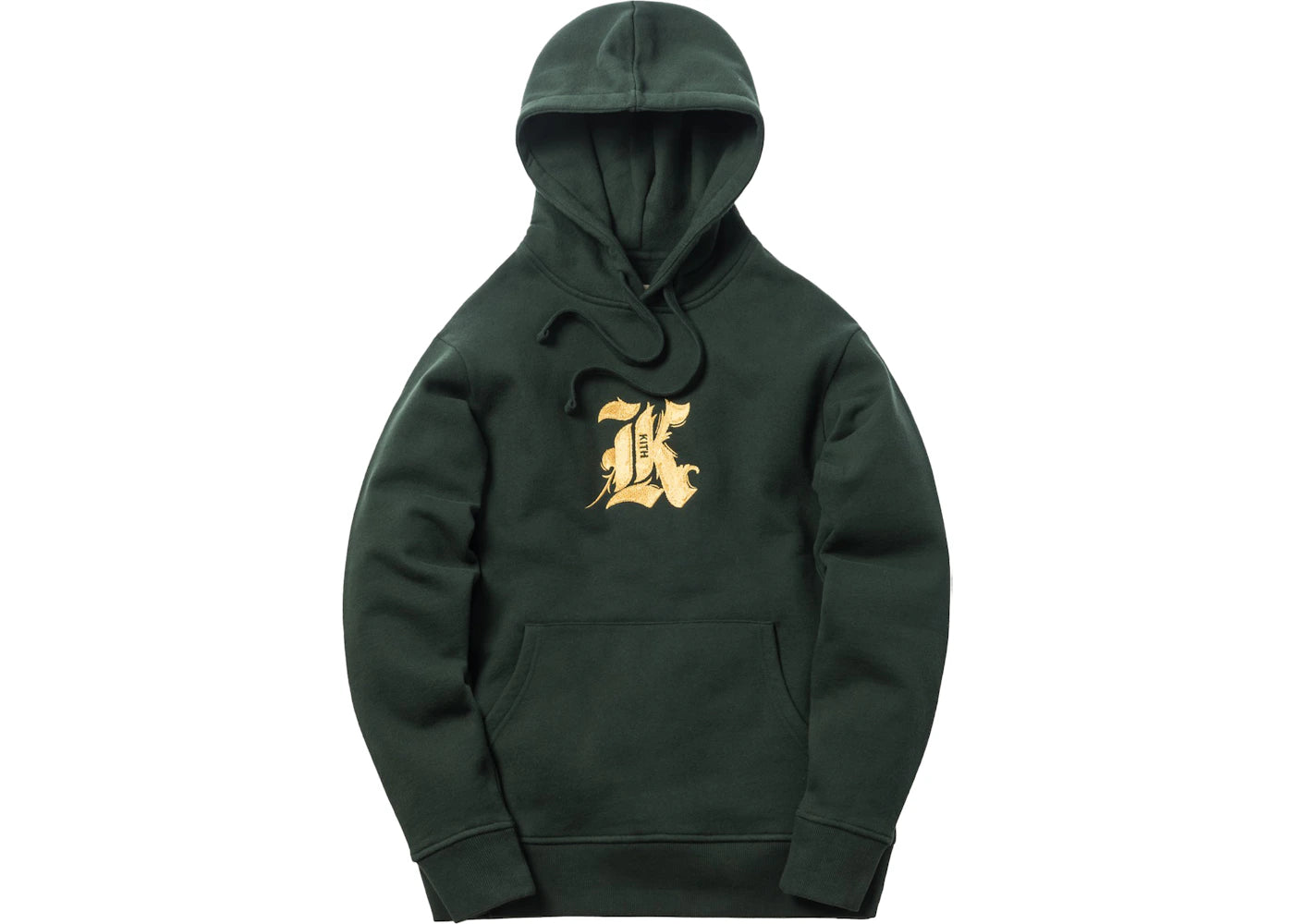 Kith Gothic K Hoodie Forest Green