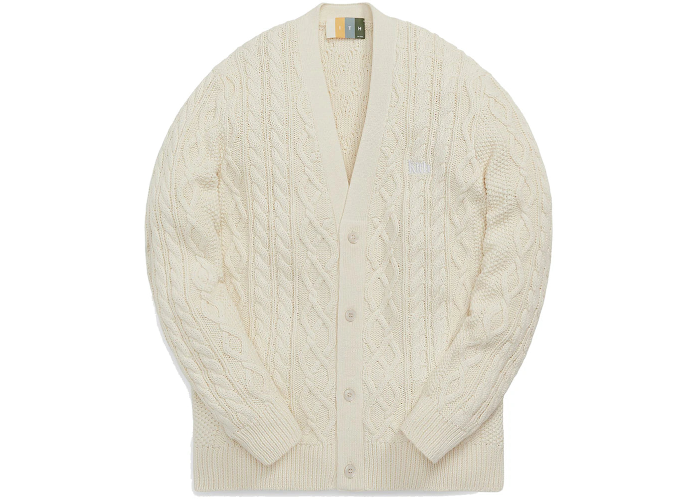 Kith Gramercy Cable Cardigan Sandrift