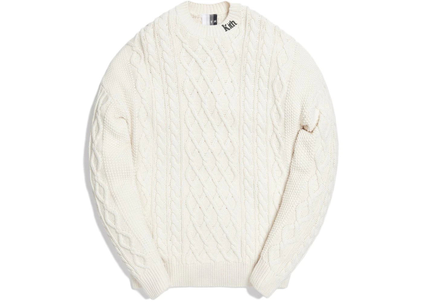 Kith Gramercy Cable Mock Neck Ivory