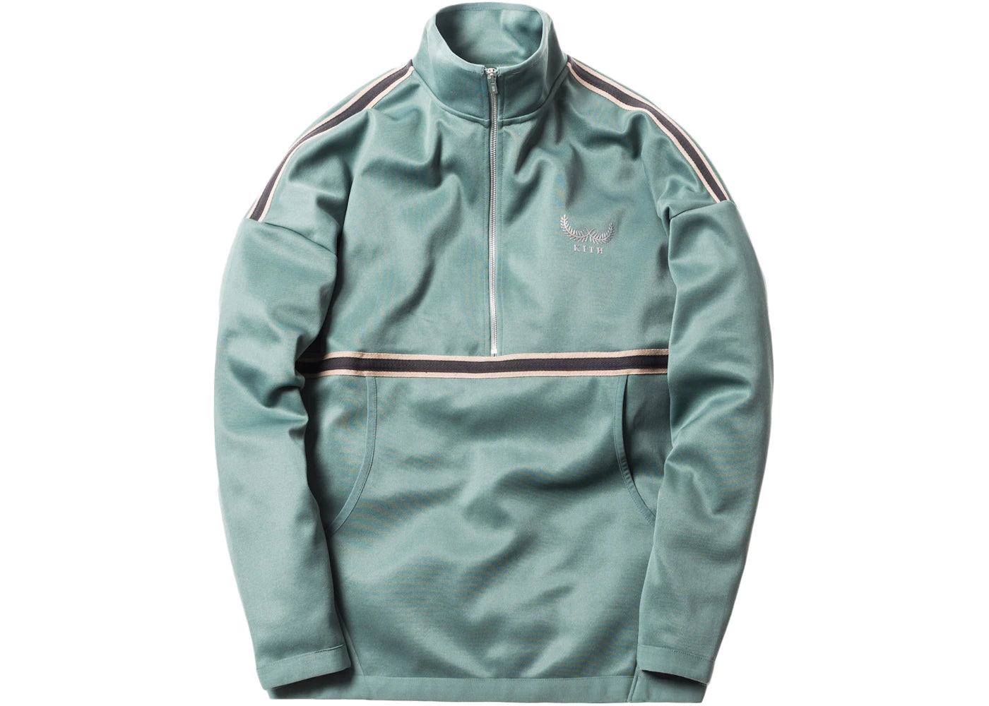 Kith Half Zip Track Jacket Sage