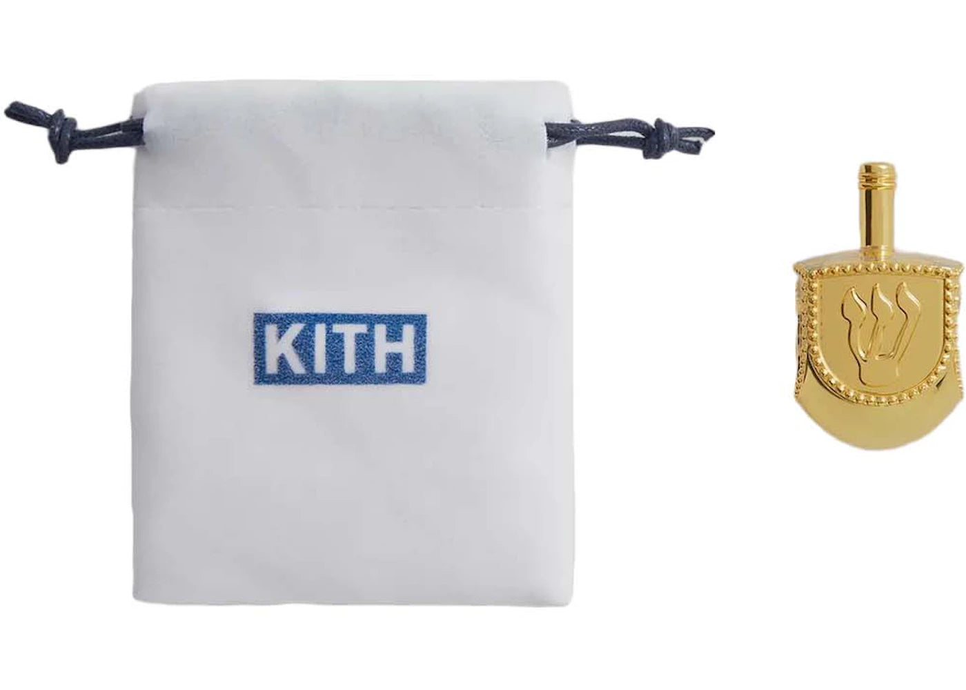 Kith Hanukkah Dreidel Bright Gold