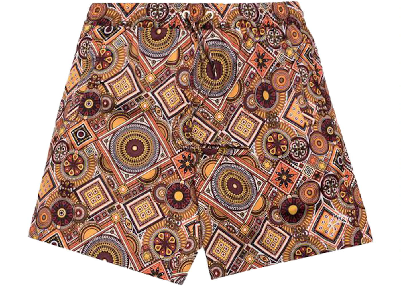 Kith Hardaway Sain Moroccan Geometric Print Shorts Tumeric