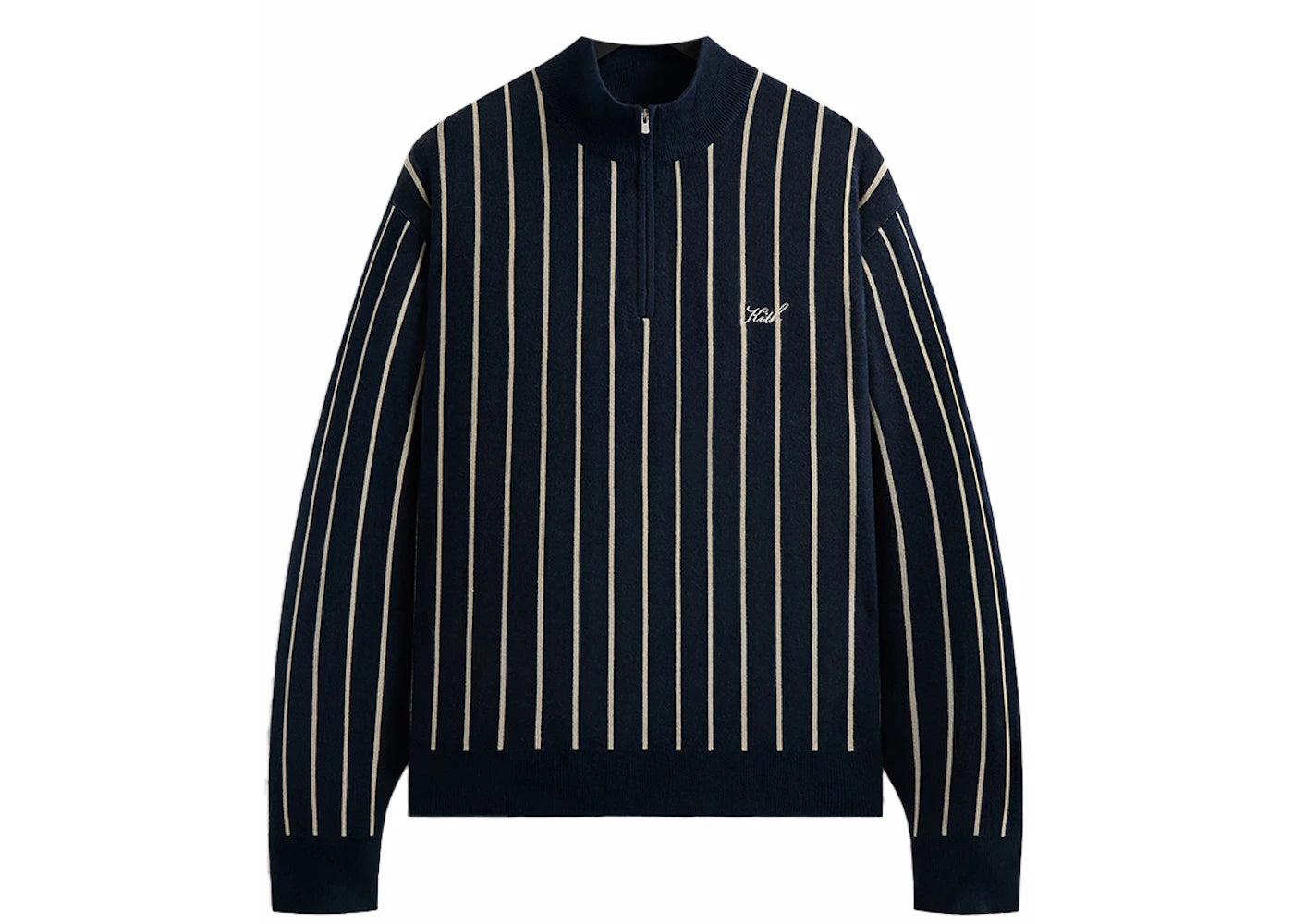 Kith Harmon Quarter Zip Mock Neck Nocturnal