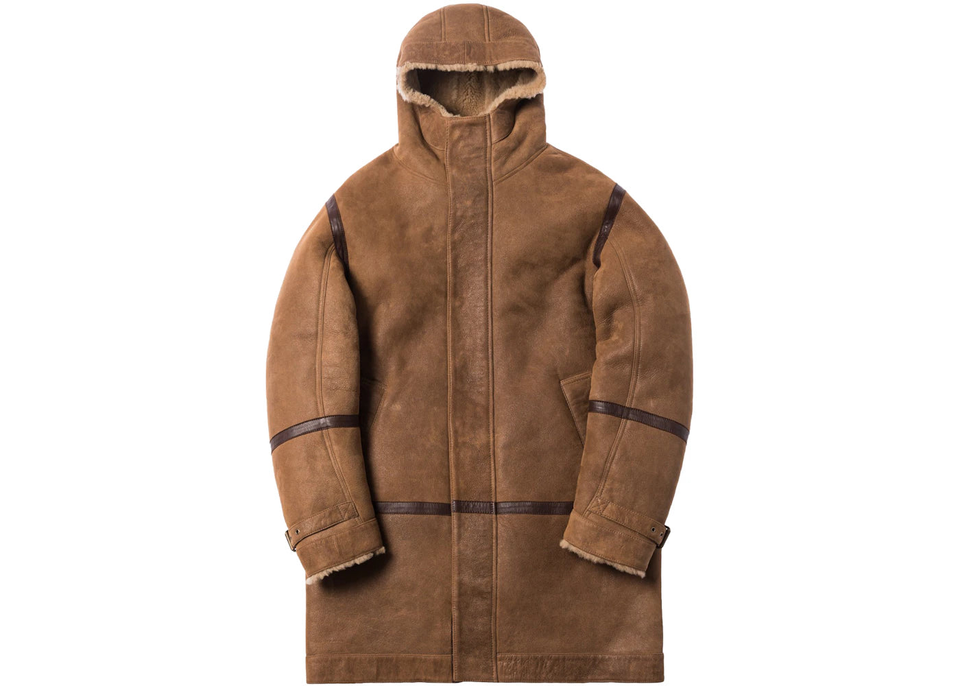 Kith Hilldale Shearling Parka Tan