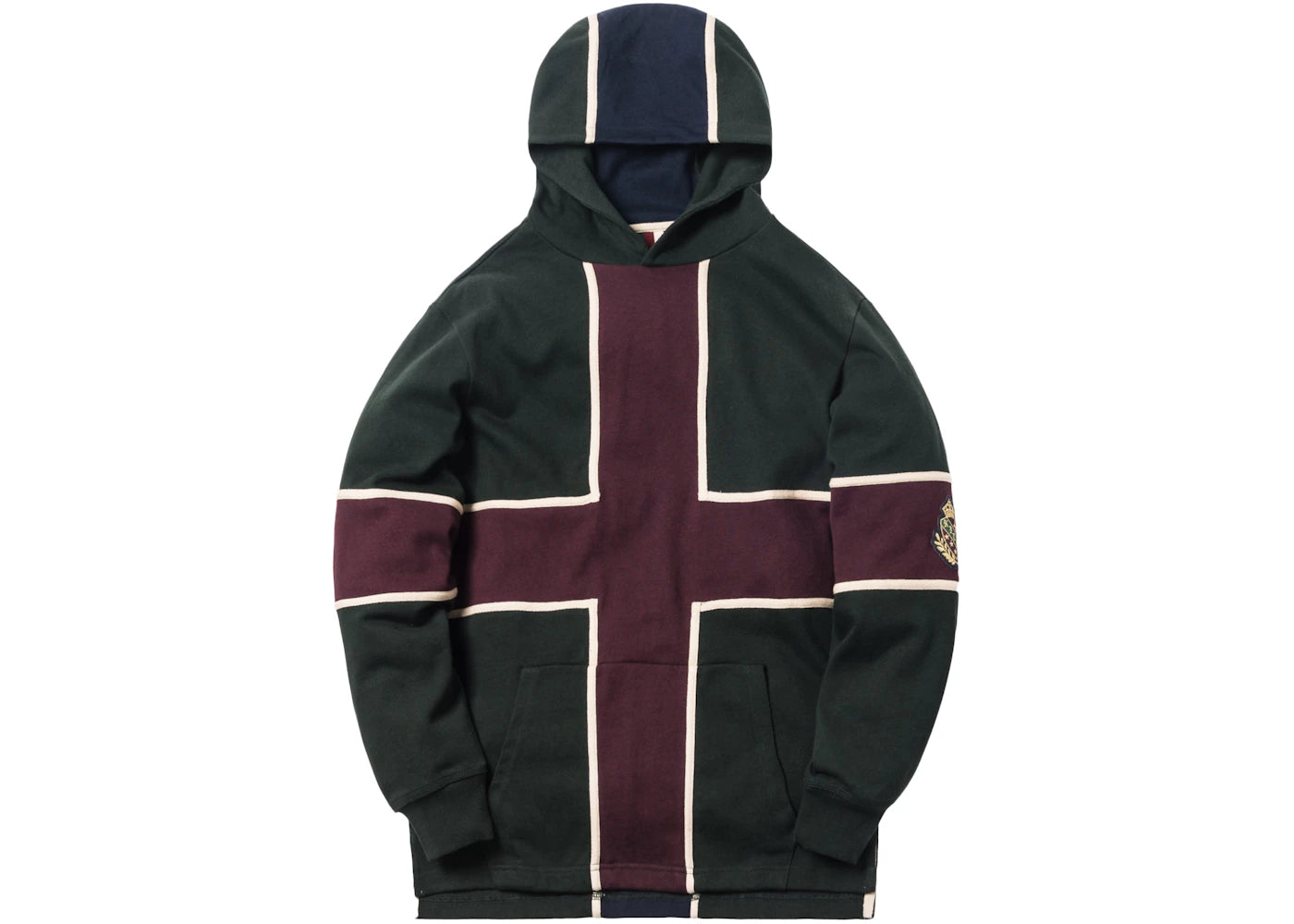 Kith Hooded Rugby Forest Green