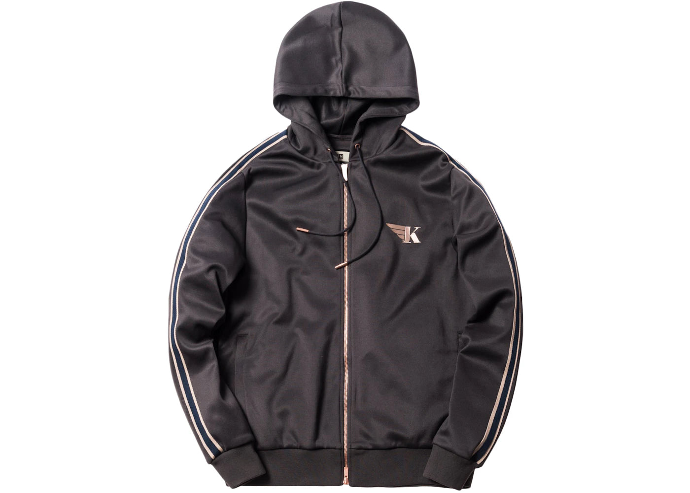 Kith Hooded Track Jacket Battleship