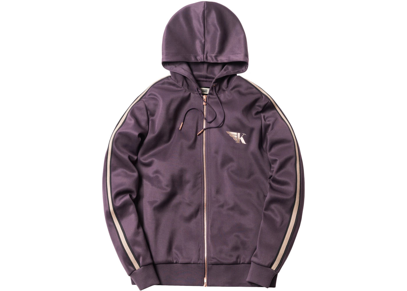 Kith Hooded Track Jacket Vintage Violet