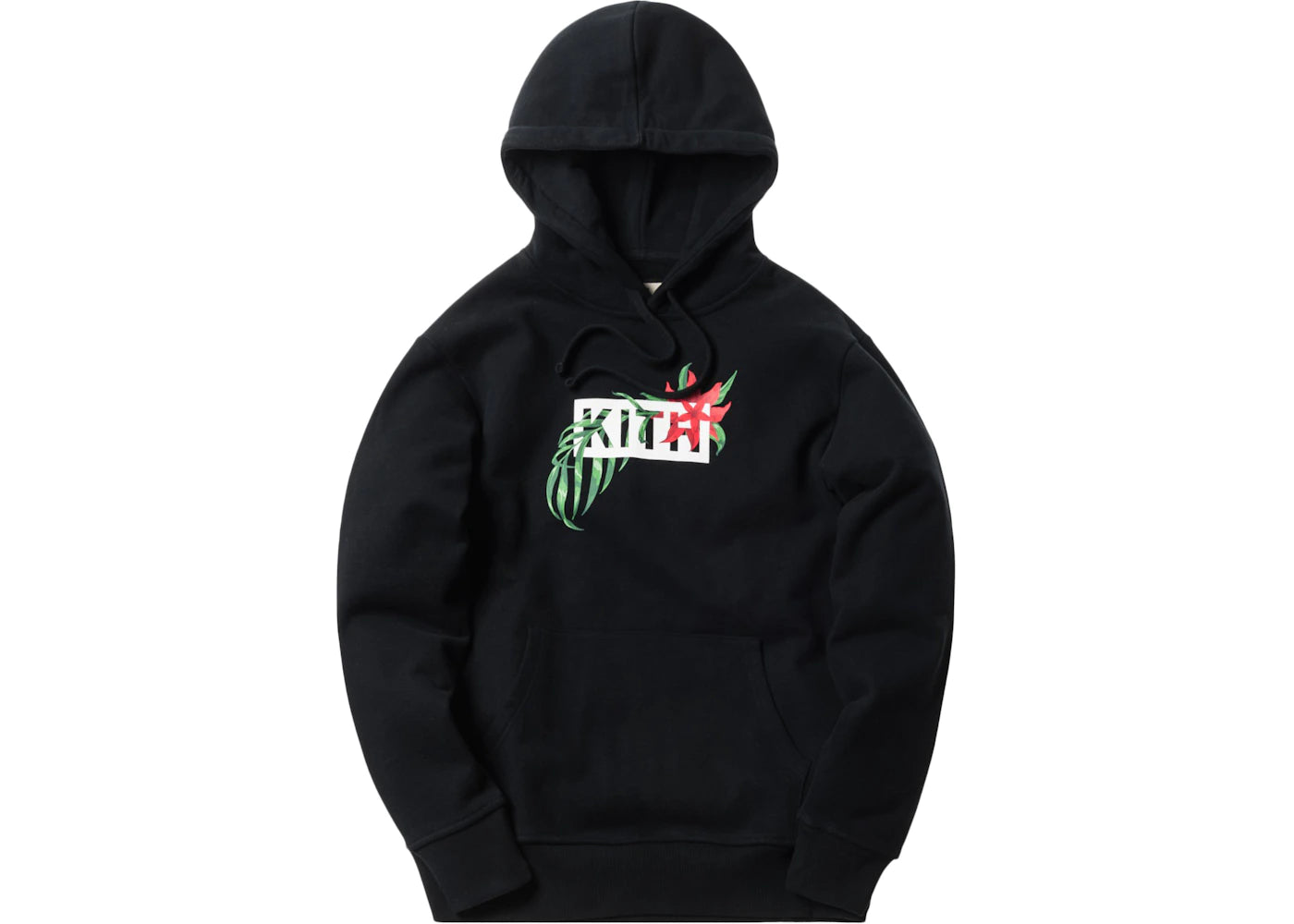 Kith In Bloom Classic Logo Hoodie Black