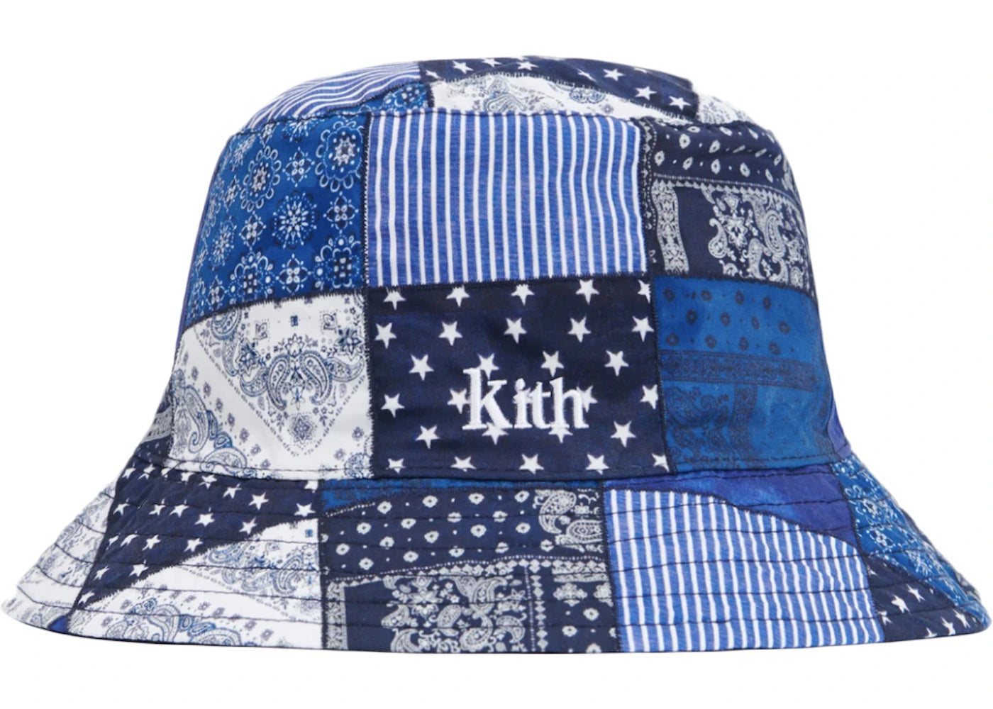 Kith Indigo Patchwork Bucket Hat Navy