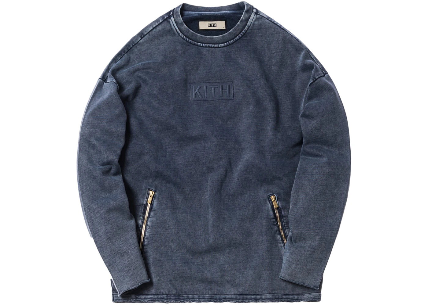 Kith Indigo Redfield Crewneck Dark Indigo