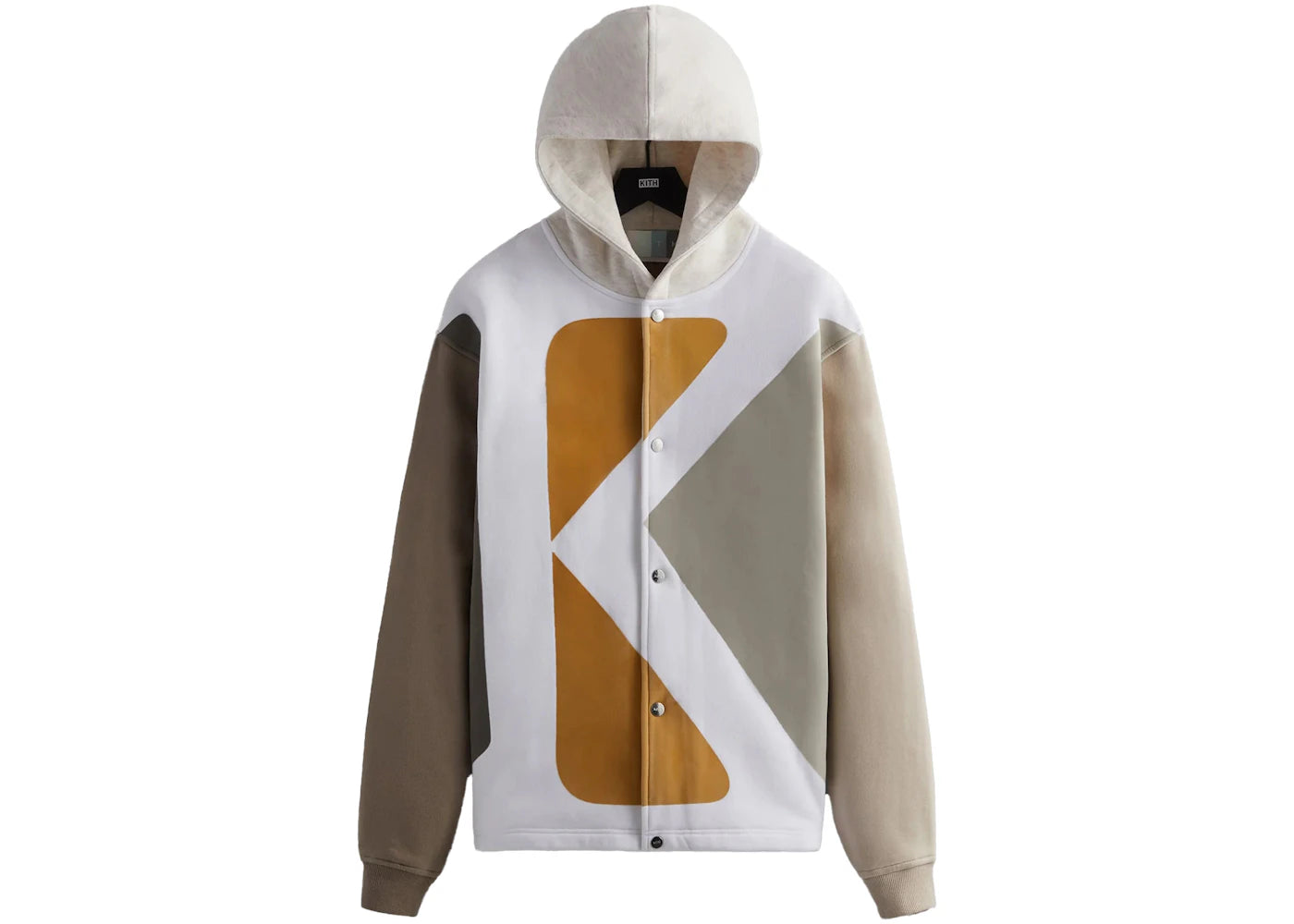 Kith Initial K Hooded Coaches Jacket Ashlar