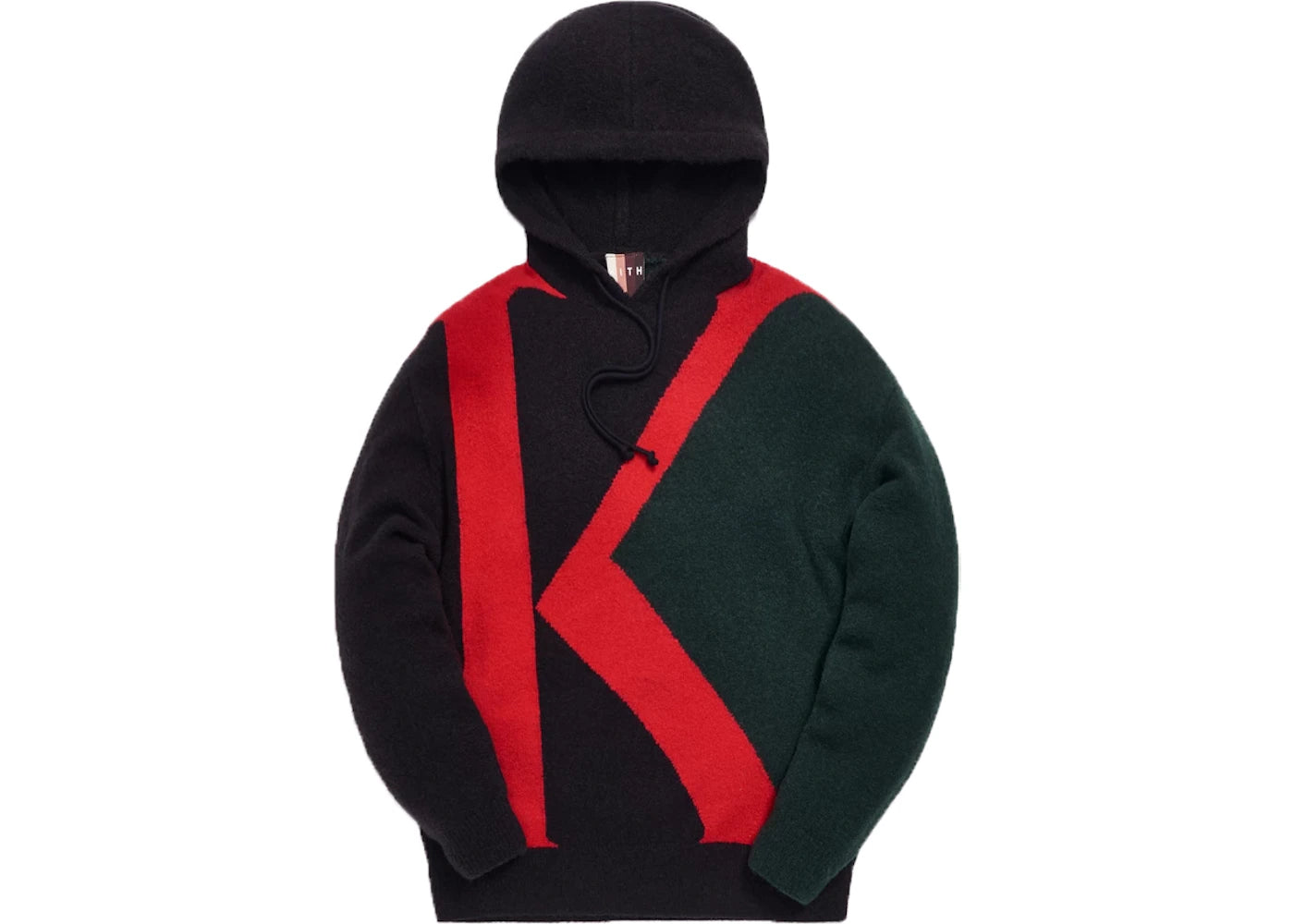 Kith Initial K Mock Sweater Hoodie Dark Green/Multi