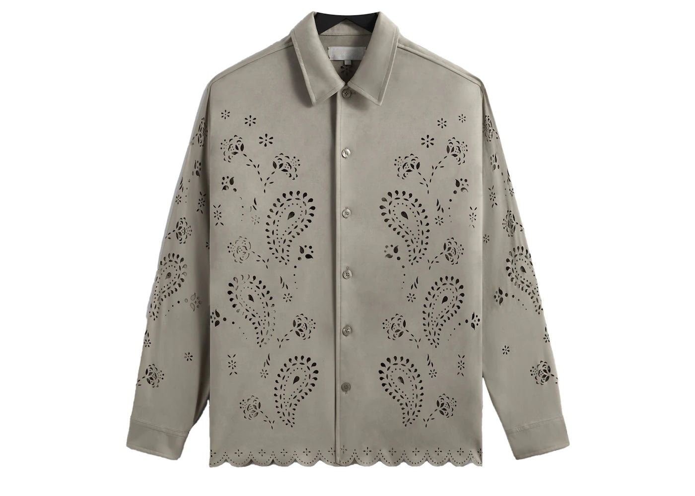 Kith Isaac Microsuede Long Sleeve Buttondown Region