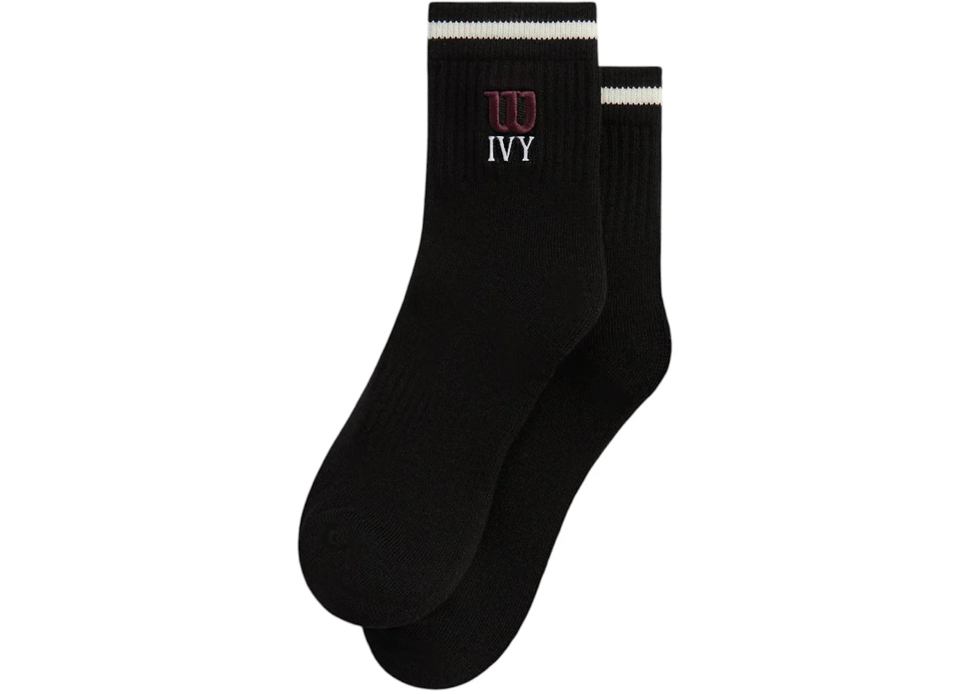 Kith Ivy Wilson Quarter Top Socks Black
