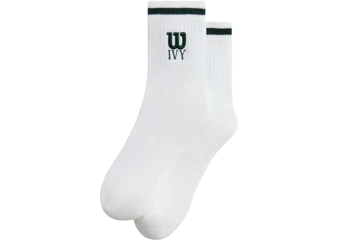 Kith Ivy Wilson Quarter Top Socks White