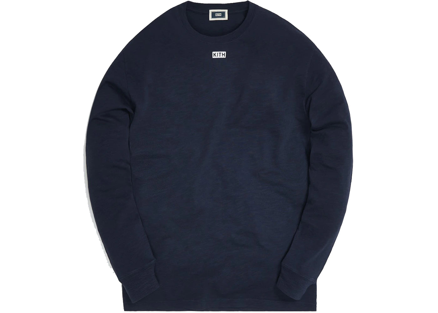 Kith JFK Slub Jersey L/S Tee Obsidian Navy