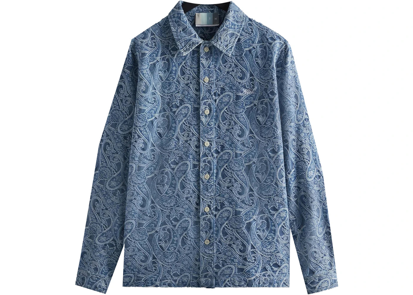 Kith Japanese Indigo Paisley Caldwell Shirt Indigo