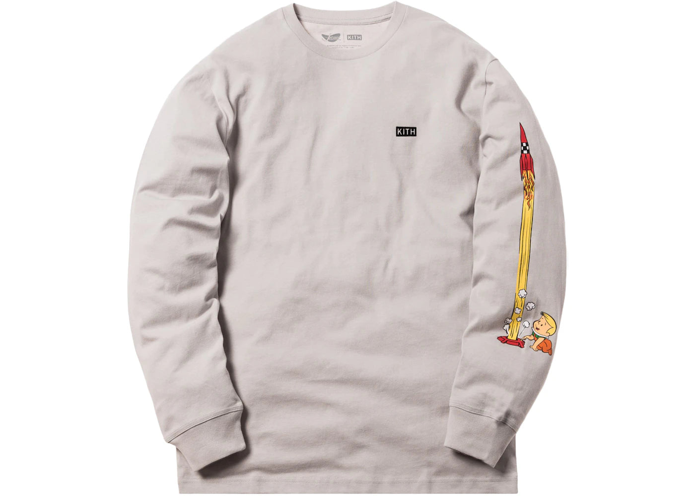 Kith Jetsons Rockets L/S Tee Grey