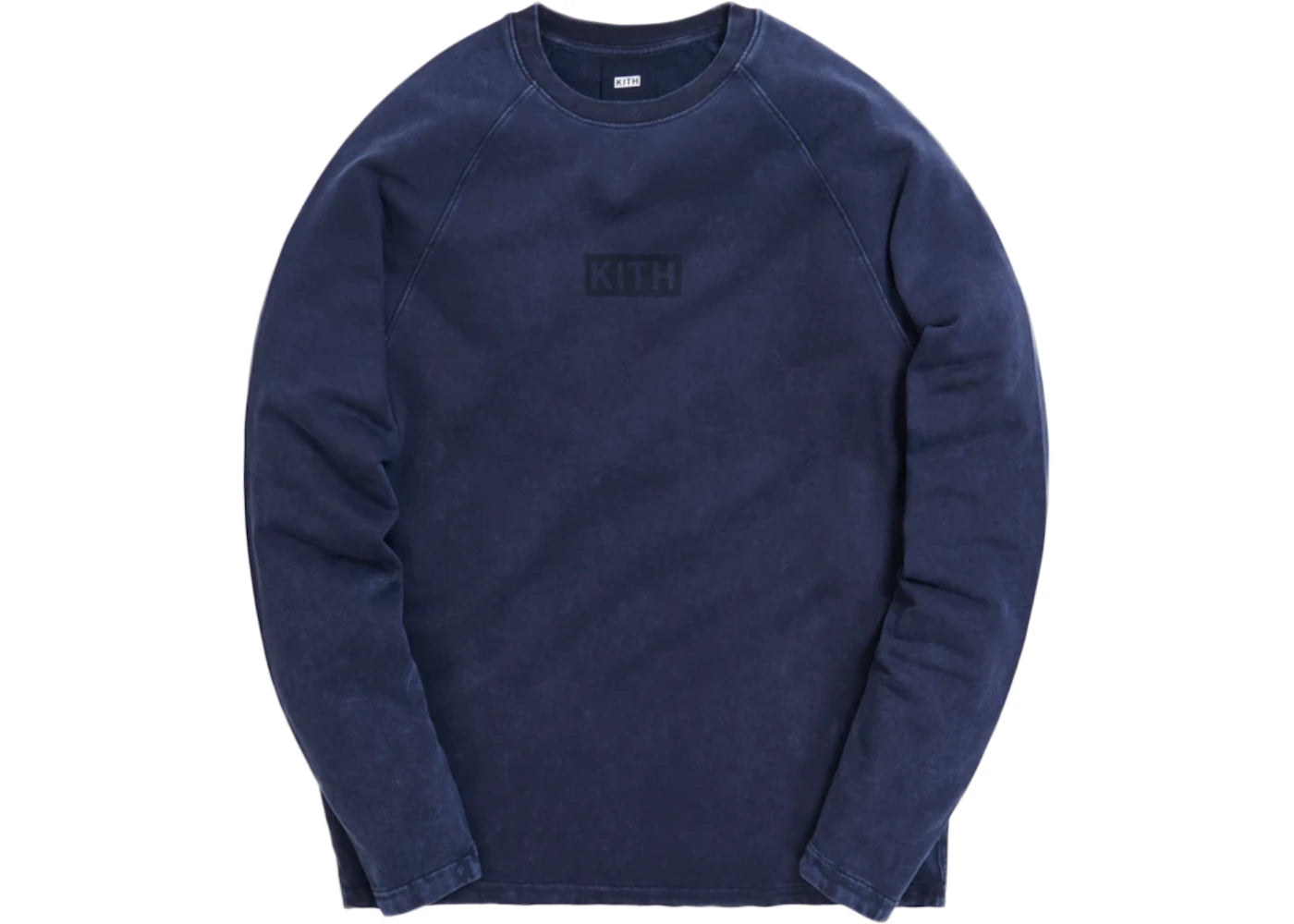 Kith Johnson Crystal Wash Baby Terry L/S Tee Obsidian Navy