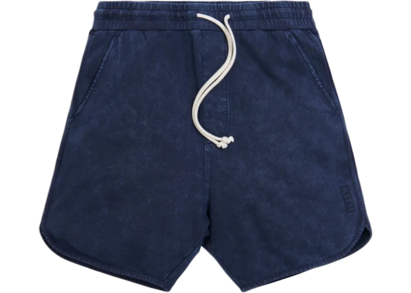 Kith Jordan Crystal Wash Baby Terry Shorts Obsidian Navy