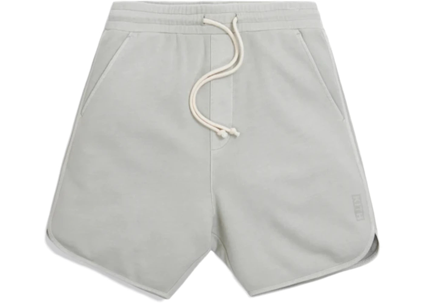 Kith Jordan Crystal Wash Baby Terry Shorts Oyster Mushroom