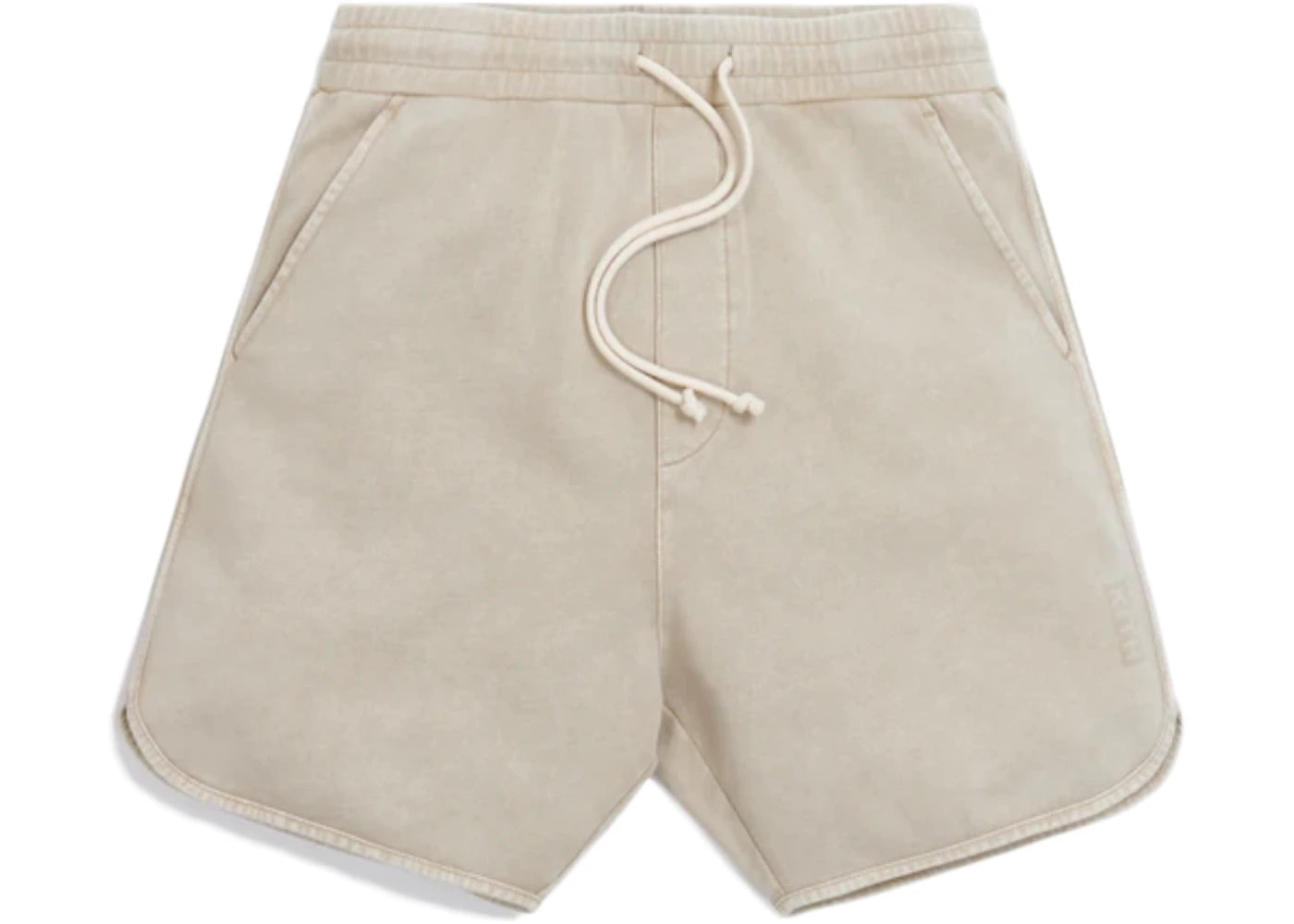 Kith Jordan Crystal Wash Baby Terry Shorts White Pepper