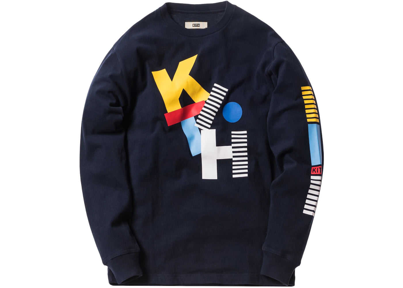 Kith Jumbled LS Tee Navy