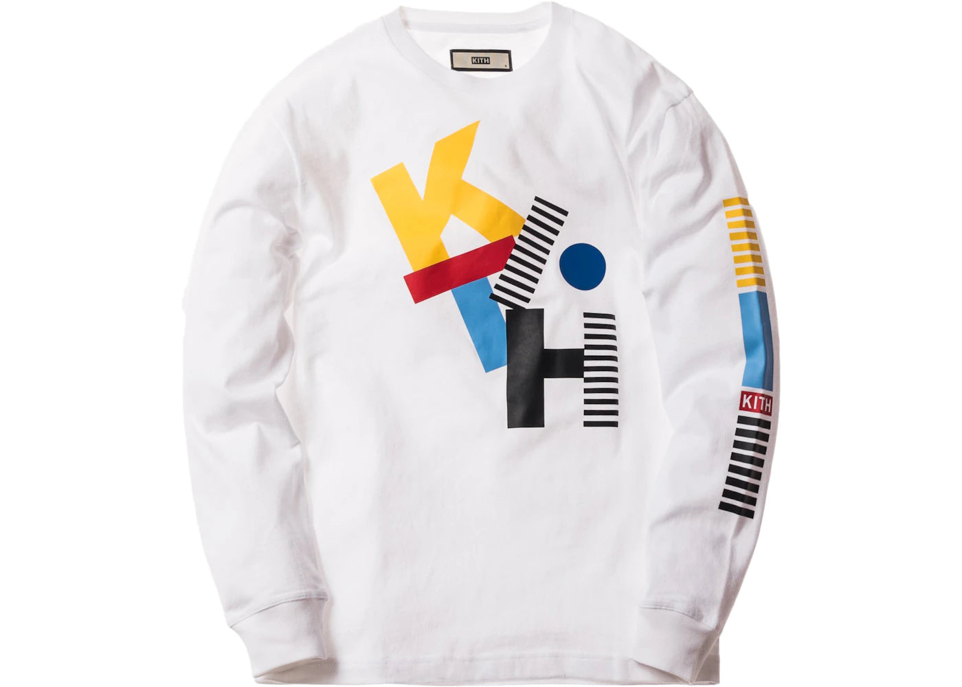 Kith Jumbled LS Tee White