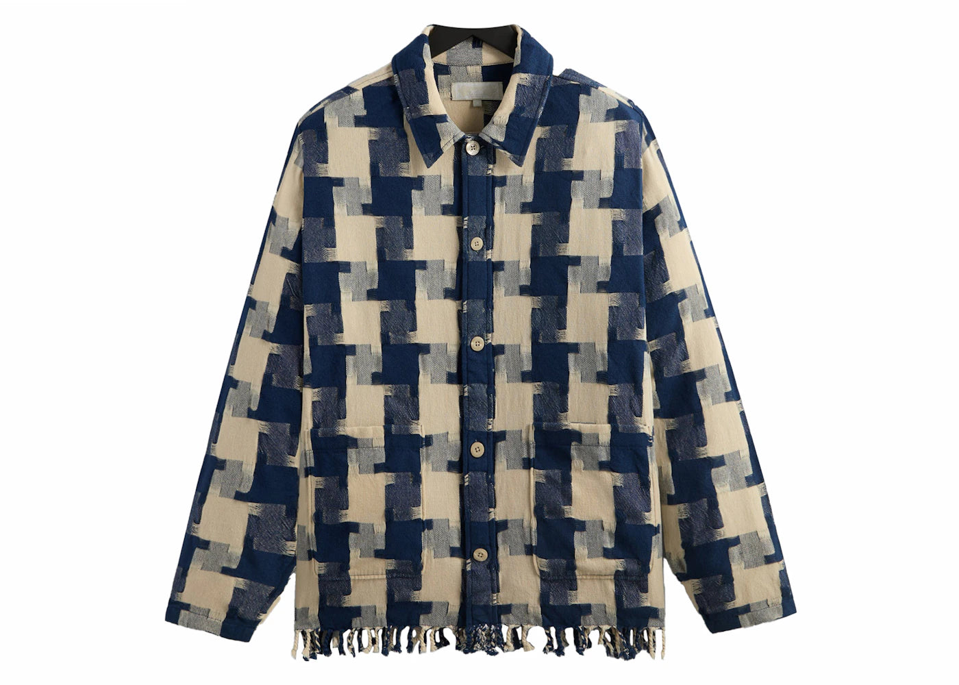 Kith Jumbo Houndstooth Overshirt Cyanotype