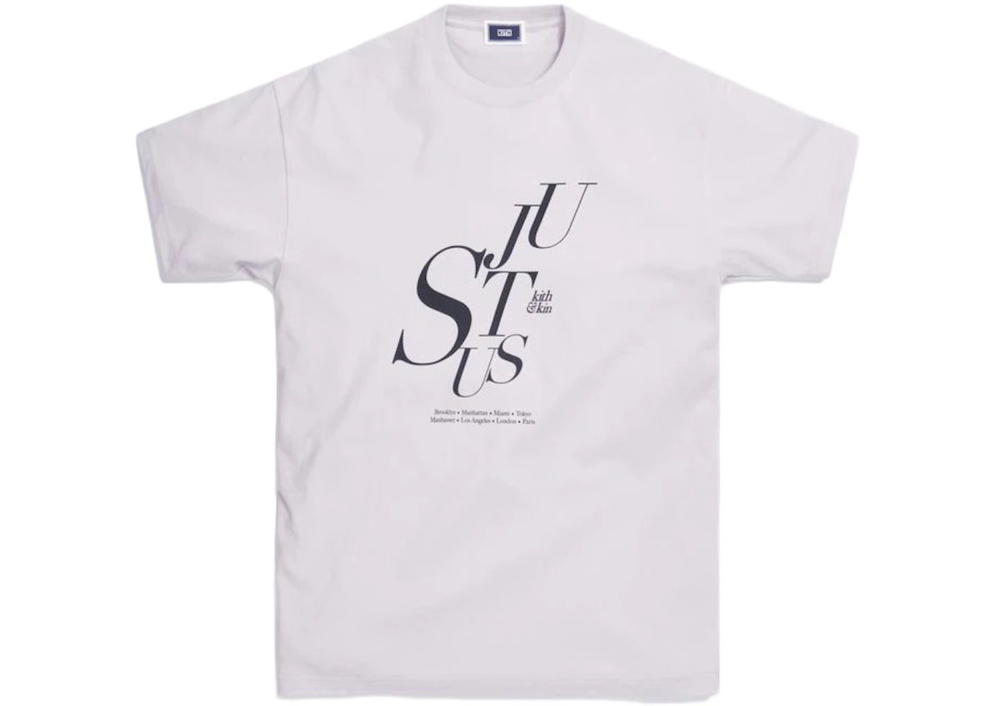 Kith Just Us Tee Oyster Mushroom