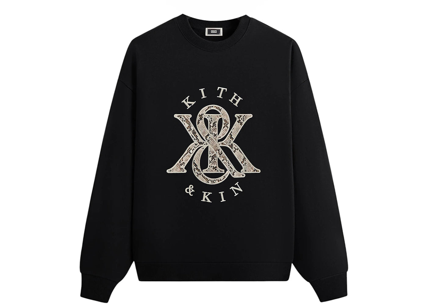 Kith K&K Python Nelson Crewneck Black