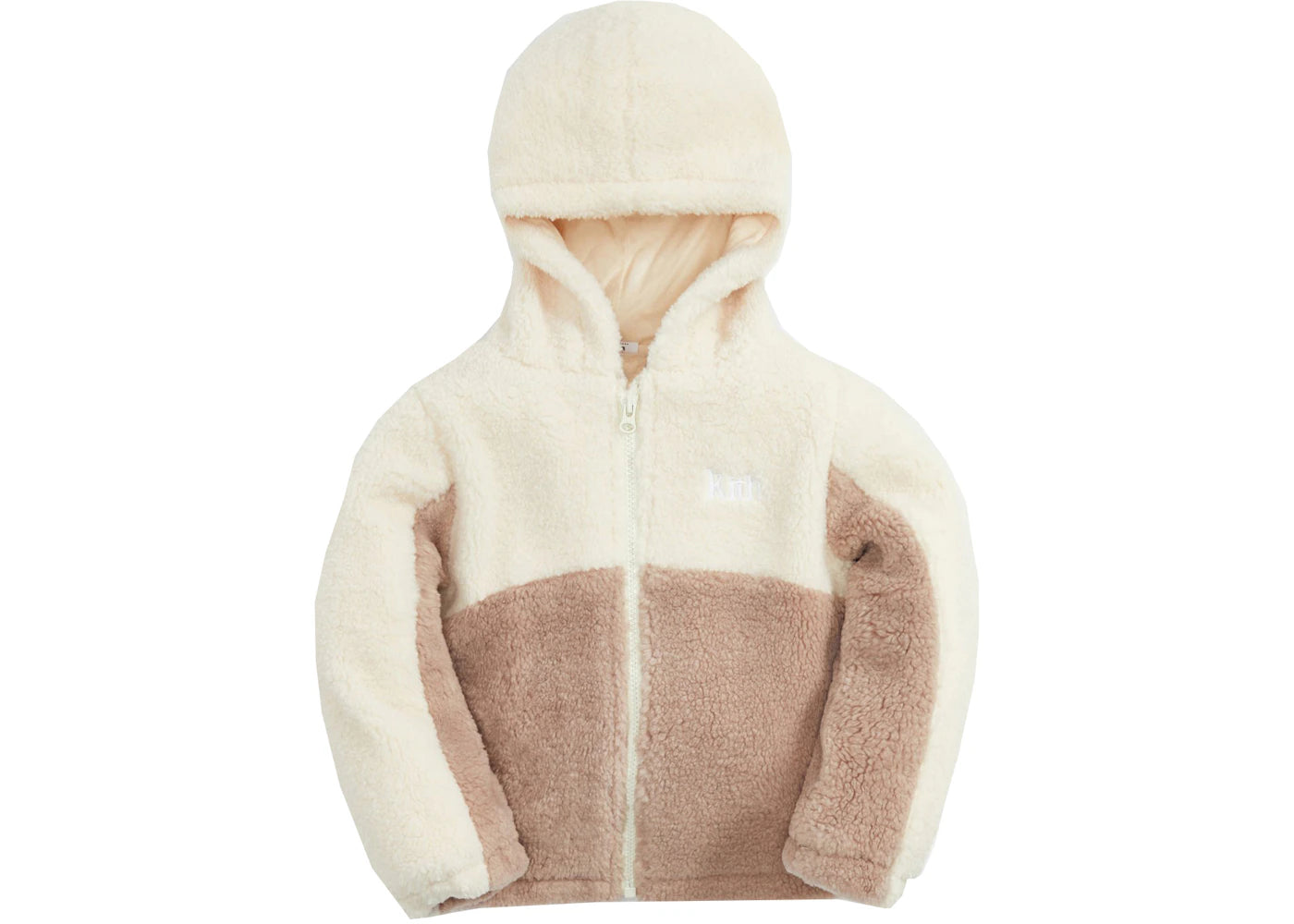 Kith Kids Baby Blocked Faux Sherpa Full Zip Waffle